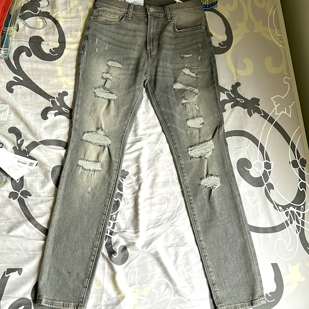 Tattered Jeans | gray | 31/32 | H&M | new with tags